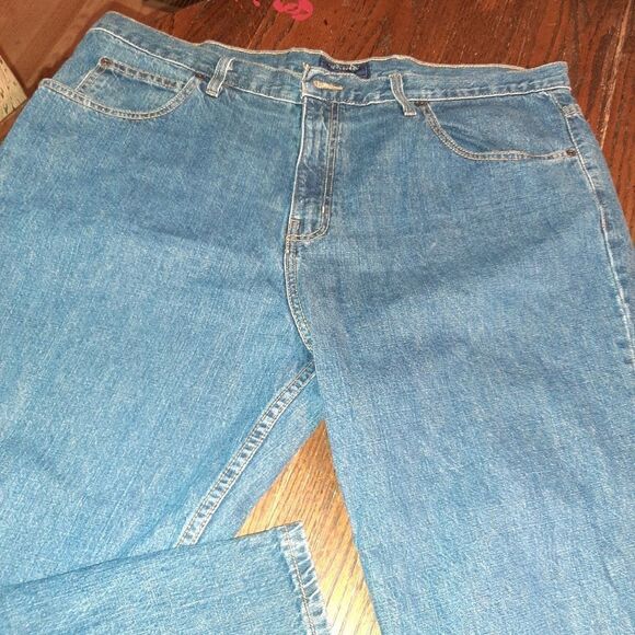 EUC Men's 40x30 Saddlebred Classic Fit Blue Jeans Denim - Picture 3 of 9